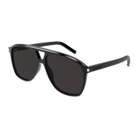 Occhiali da sole Saint Laurent Donna SL 596 DUNE001 BLACK BLACK BLACK58 - SL 596 DUNE001 BLACK BLACK BLACK58